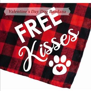 Valentine’s Day Dog Bandana